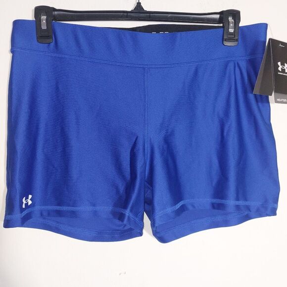 Under Armour Women's Team HeatGear Compression 4" Shorty Shorts Size 2XL NWT - Picture 6 of 14
